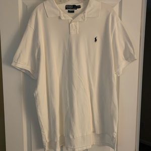 Men’s Polo by Ralph Lauren XXL White Polo Shirt